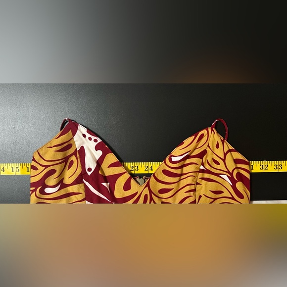 Manuhealii Tropical Leaf Print Dress - Picture 3 of 5